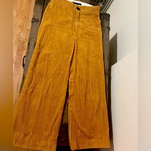 Zara - mustard corduroy trousers